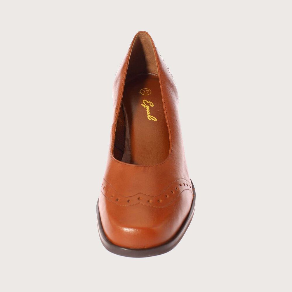 Zapato Taco Café Vía Franca Art. 5ol4564rust image number 2.0