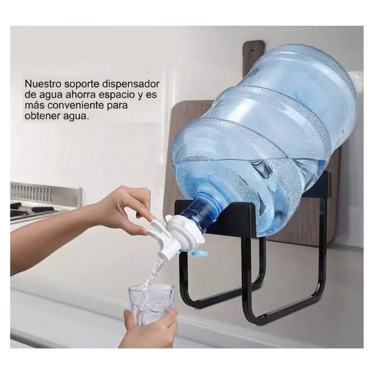 Soporte Para Bidon De Agua Dispensador Rack Metalico image number 4.0