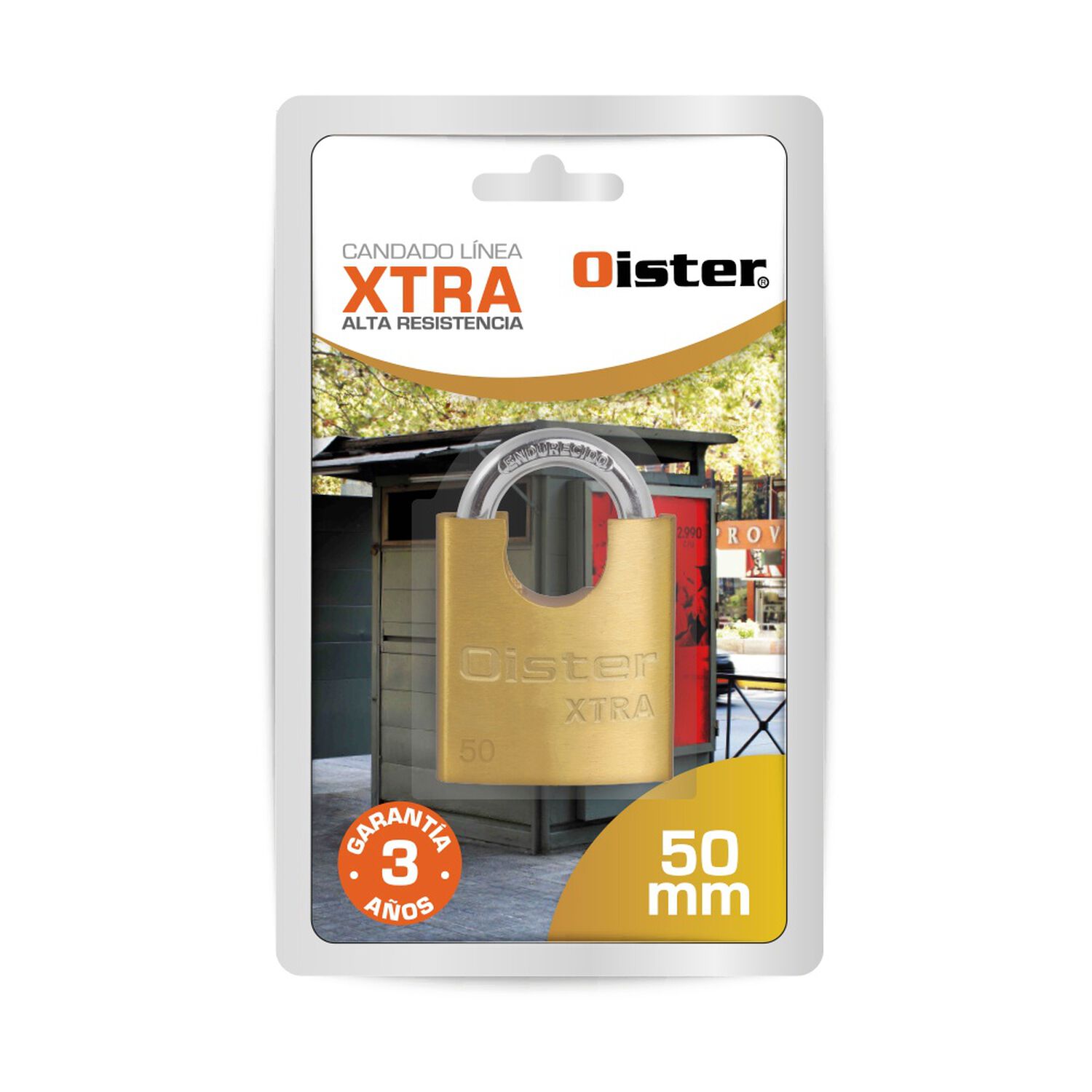 Candado Oister Xtra Con Hombros 50mm image number 8.0