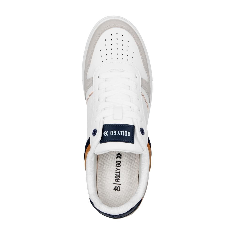 Zapatilla Urbana Hombre Rolly Go White image number 4.0