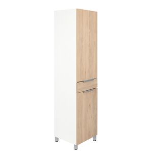 Mueble Alacena 2 Puertas 1 Cajon Fm-011c- Caf&eacute; Claro