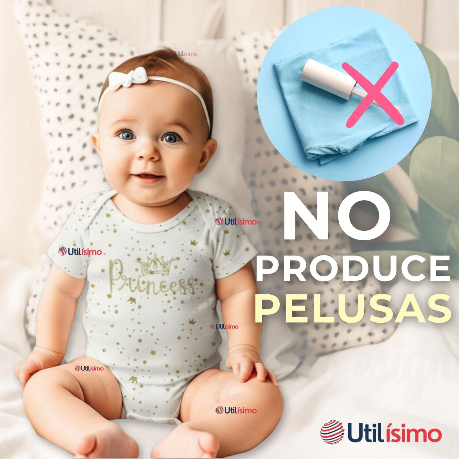 Pack 4 Bodys Ni&ntilde;a Manga Corta Tedmimak 100% Algod&oacute;n Sparkle Like A Princess image number 8.0