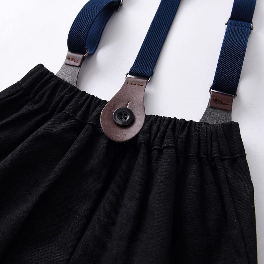 Conjunto De Vestir Con Corbatín Y Pantalón Corto 9 Meses A 5 Años image number 5.0