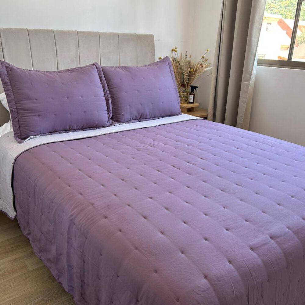 Cubrecama De Algodón Bordado 2 Plazas image number 3.0