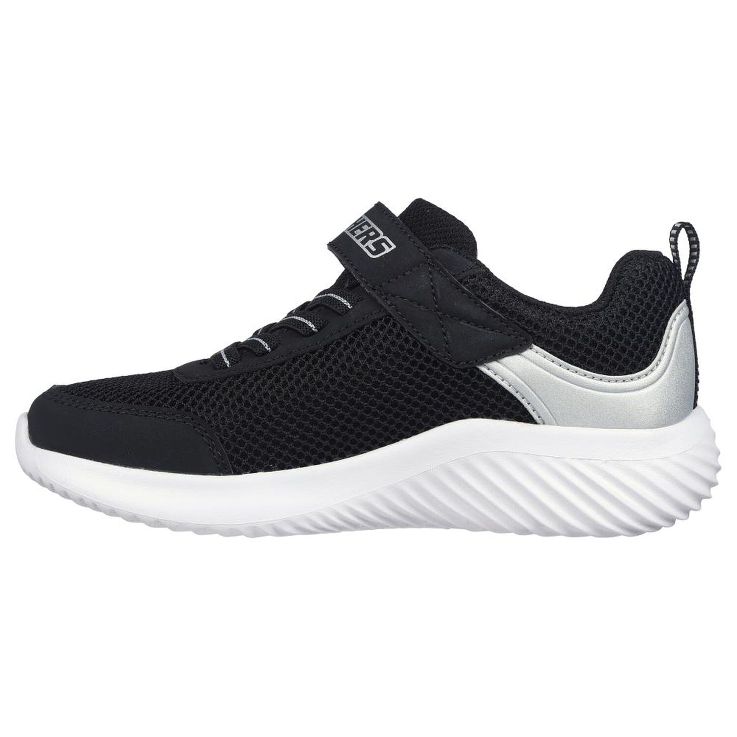 Zapatilla Infantil Ni&ntilde;o Skechers Bounder-tech Negro image number 2.0