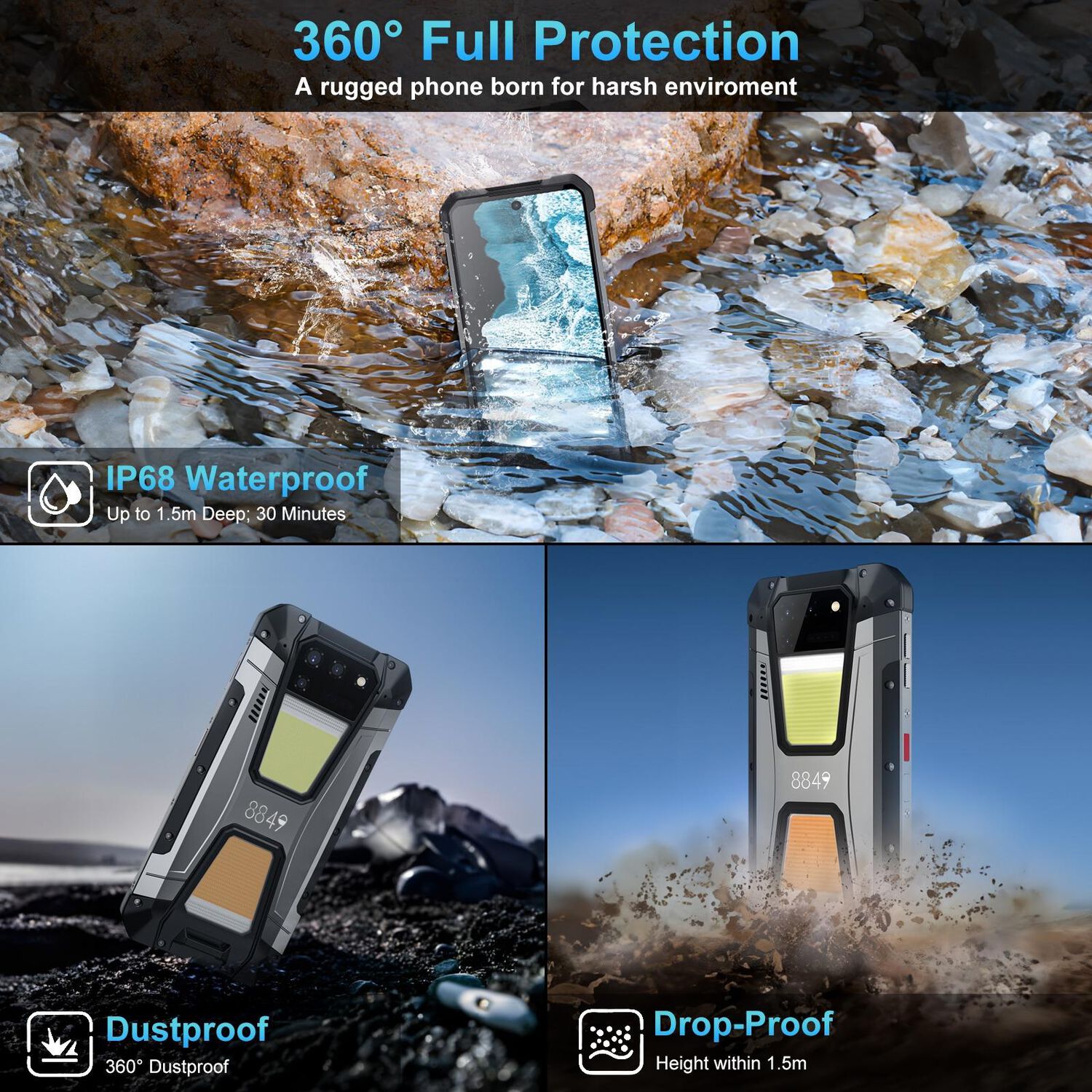 Unihertz 8849 Tank 2 - Celular 4g Con Proyector L&aacute;ser De 80 Pulgadas image number 6.0