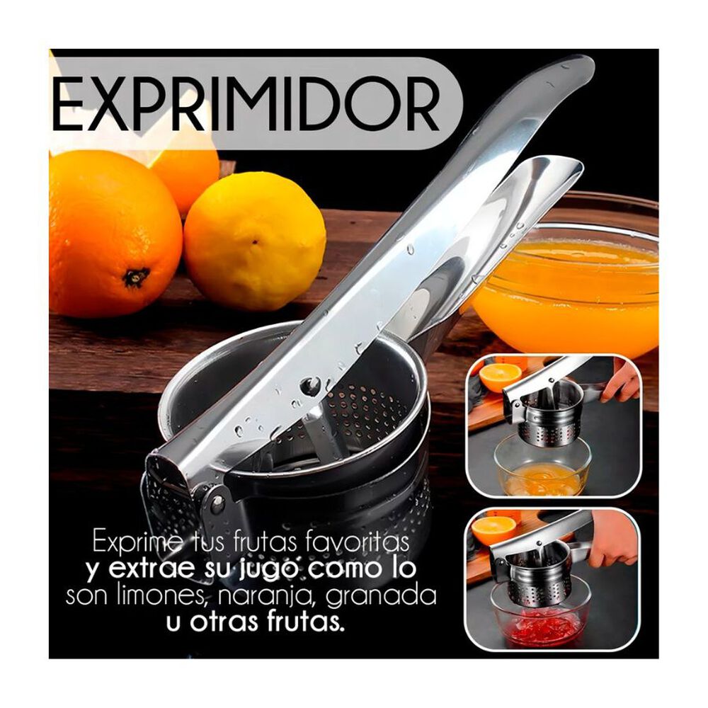 Machacador Prensa Aplastador De Papas Pur&eacute; Acero Inoxidable image number 2.0