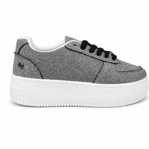 Zapatilla Mujer Plata/glitter 233 Detogni