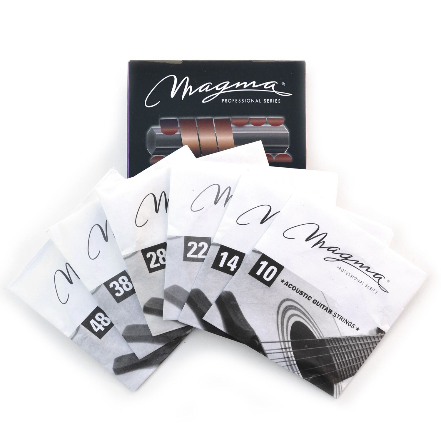 Set Cuerdas Guitarra Acustica Flat Ga120pbf Magma image number 3.0