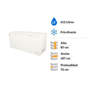 Freezer Horizontal Maigas BD612 / Frío Directo / 612 Litros