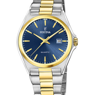 Reloj F20554/4 Festina Azul Hombre Acero Clásico