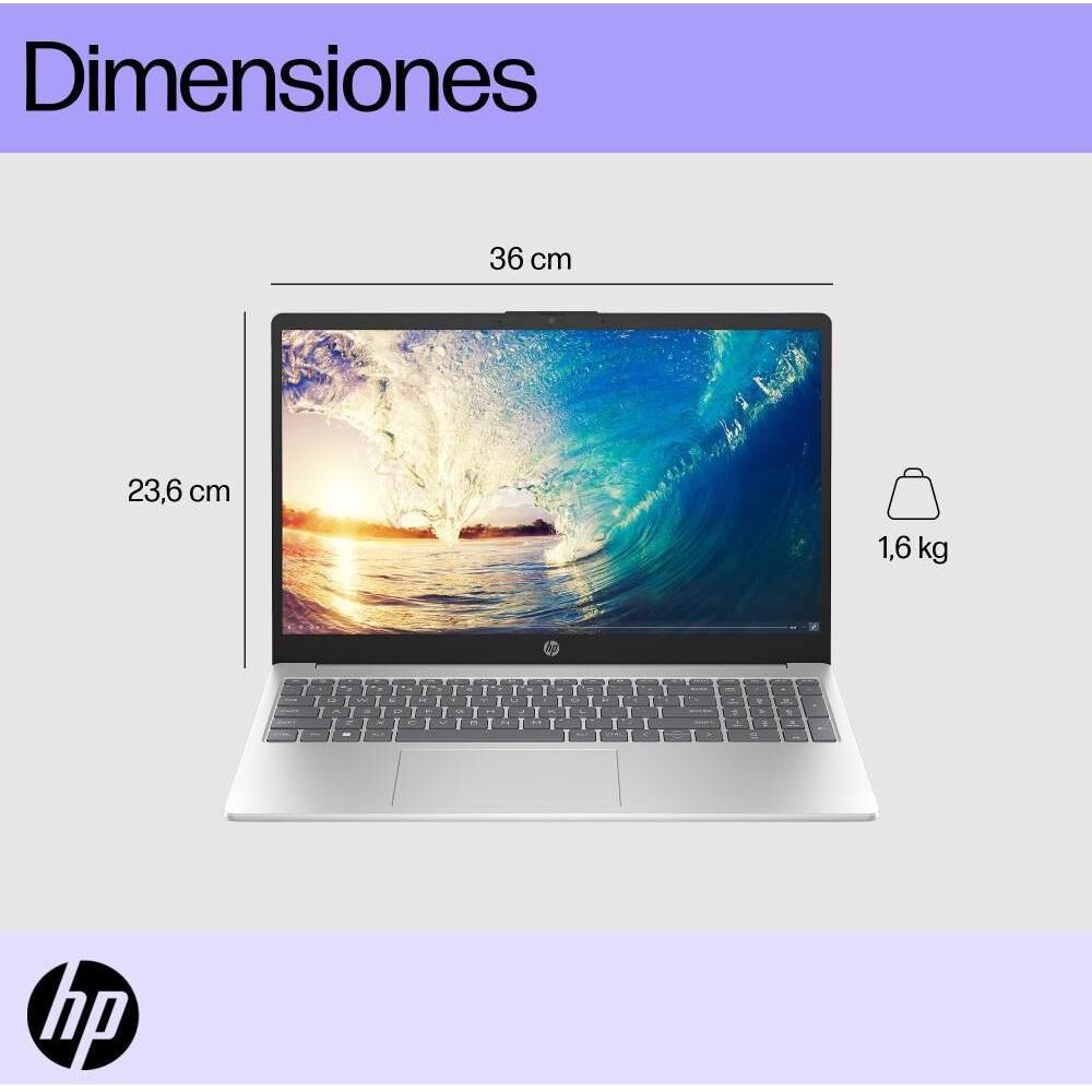 Notebook 15,6" HP 15-FD0059LA / Intel Core I5 / 16 GB RAM / 512 GB SSD image number 5.0