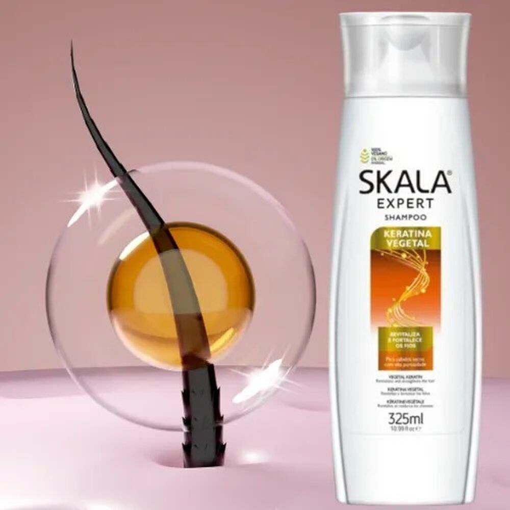 Shampoo Keratina Vegetal Skala Expert 325ml image number 1.0