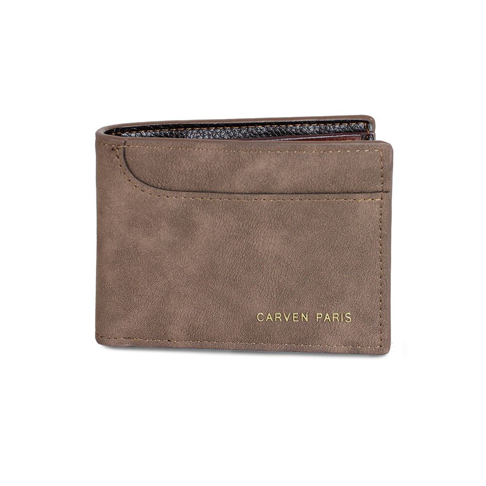 Billetera De Hombre Le&oacute;n Caf&eacute; Oscuro Carven Paris image number 0.0