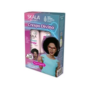 Kit Shampoo Y Acond Crespo Divino Skala Expert 650ml