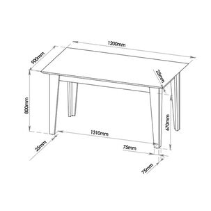 Juego De Comedor 4 Sillas Royal Beige