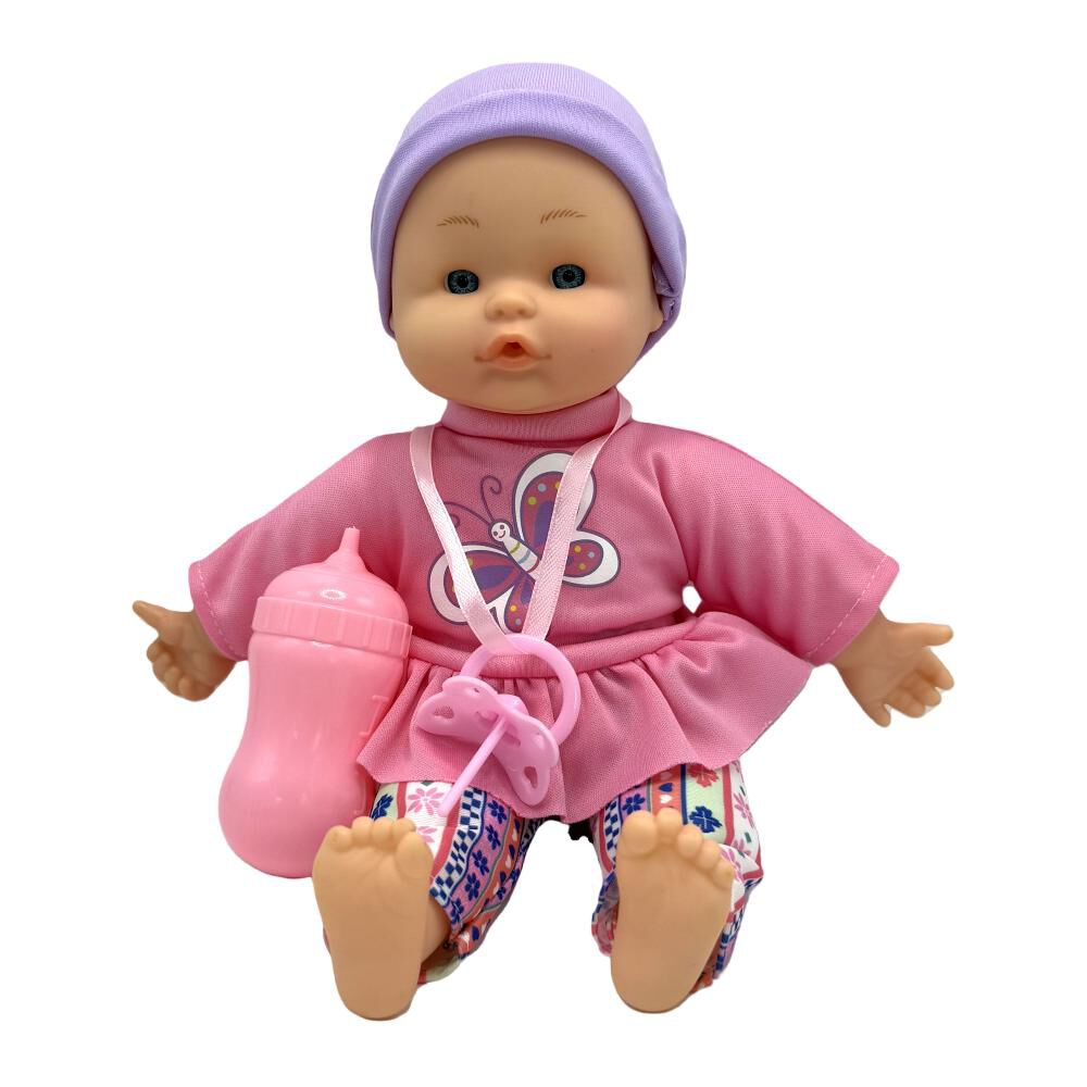 Muñeca Baby Doll Bostecitos Cuerpo Blando 12" Llorón Ass image number 17.0