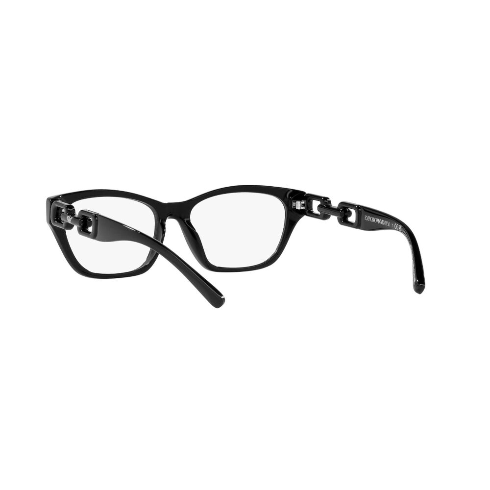 Lentes Ópticos Shiny Black Emporio Armani image number 5.0