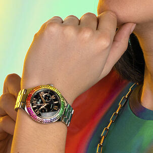 Reloj 18907/2 Lotus Negro Mujer Bliss