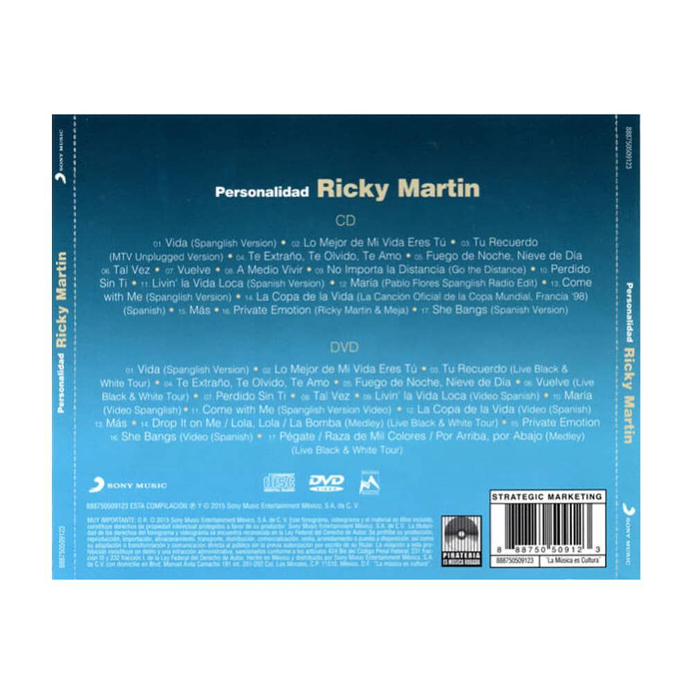 Ricky Martin - Personalidad (cd+dvd) | Cd image number 1.0