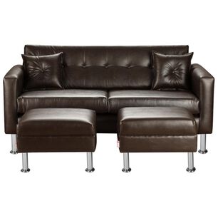 Sofá Bodevir New Retro / 3 Cuerpos + 2 Pouf