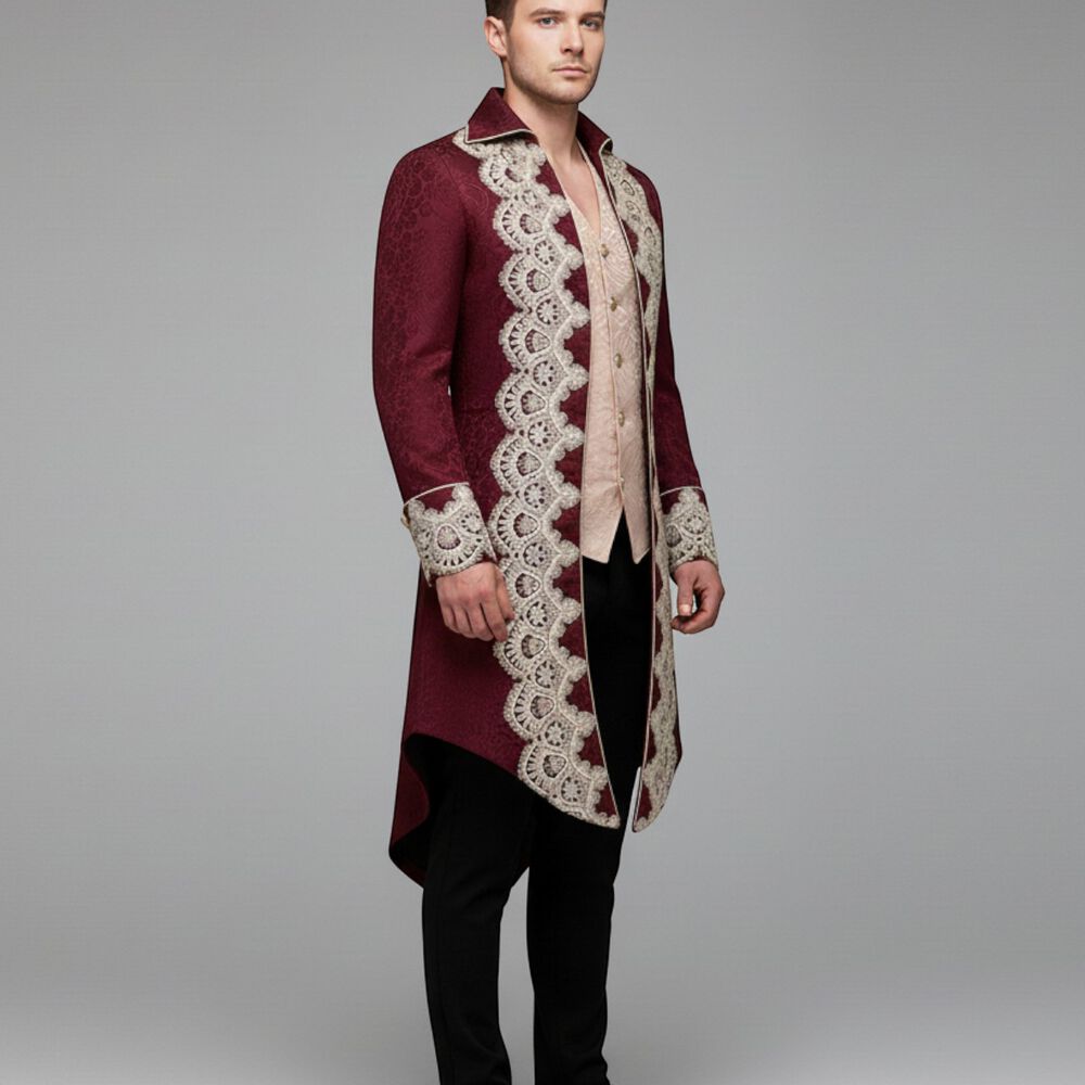 Cosplay Disfraz Traje Victoriano Medieval Chaqueta image number 2.0