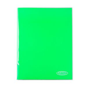 Carpeta Con Gusano Verde Claro Artel