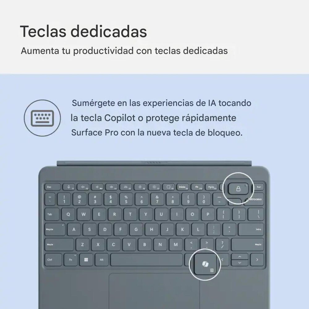 Microsoft Surface Pro 12 - Kit: Teclado + L&aacute;piz image number 2.0