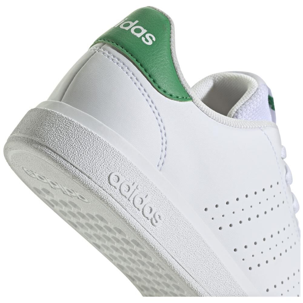 Zapatilla Urbana Unisex Adidas Advantage Base 2.0 Blanco image number 7.0