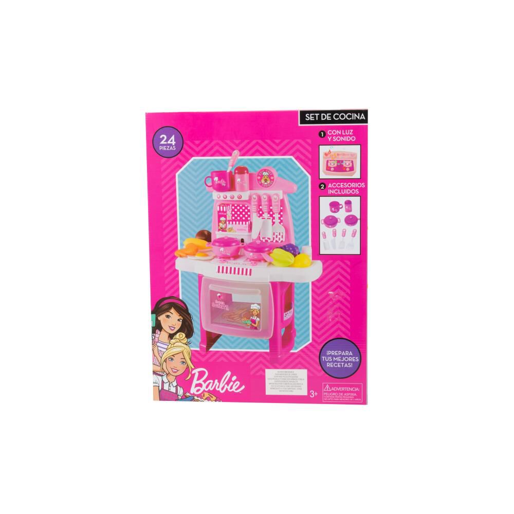 Roleplay Set De Cocina Con Luz Y Sonido Barbie image number 0.0
