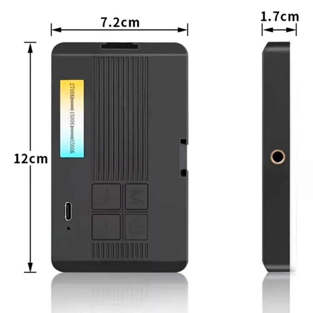 Luz Rgb Port&aacute;til Para Selfies Videos Ajustable Camaras image number 3.0