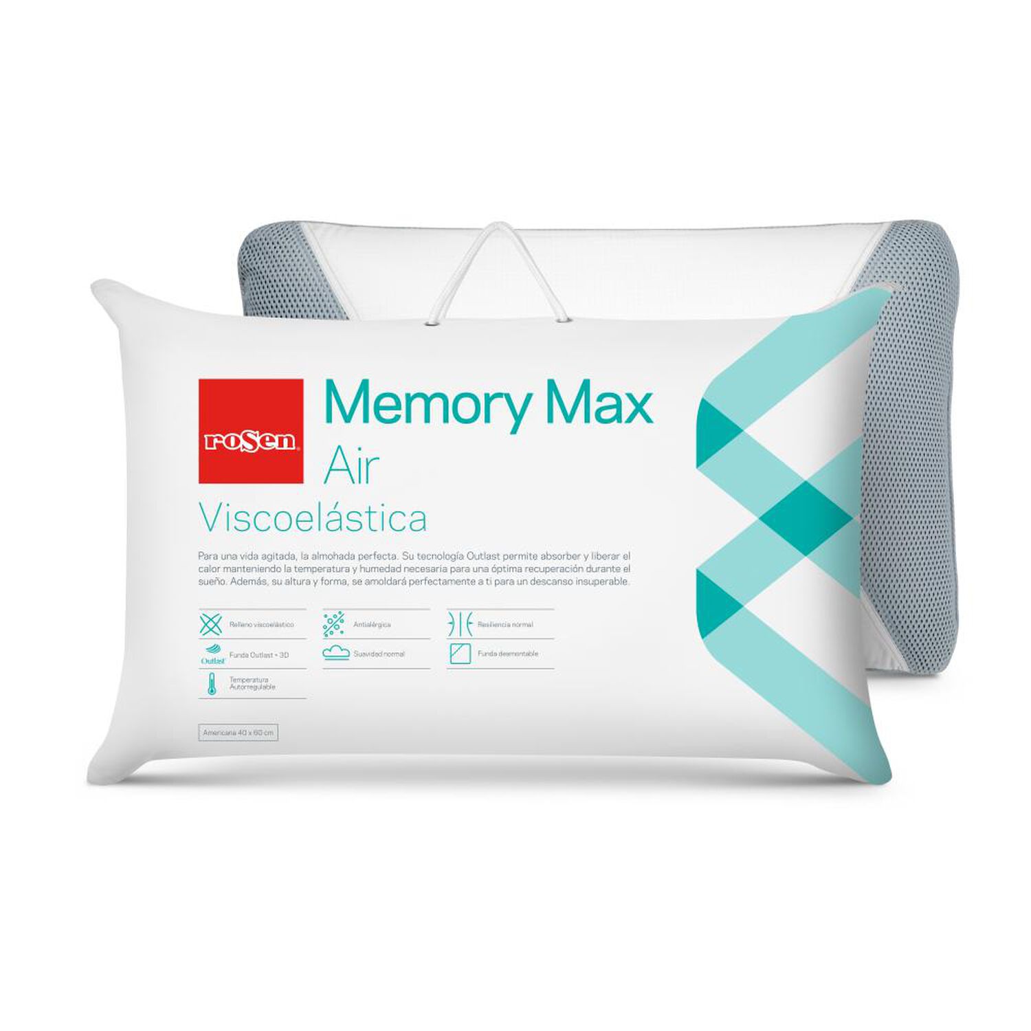 Almohada Rosen Memory Max Air image number 1.0