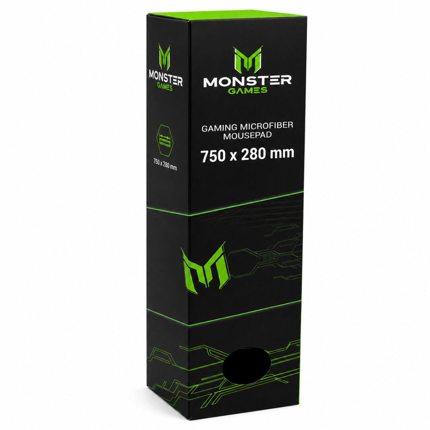 Pad Mouse Gamer Xxl Antideslizante 750x28x3mm Monster Pa348 image number 7.0
