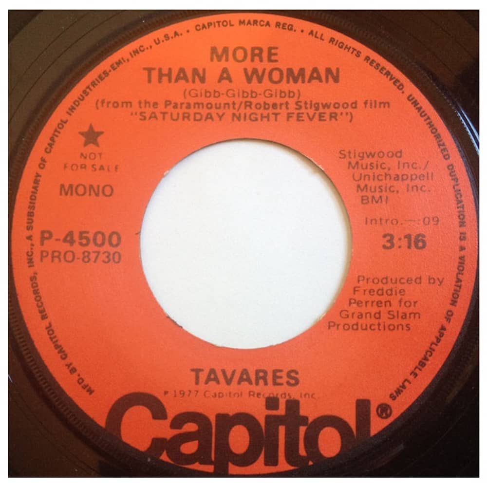 Tavares - More Than A Woman | 7" Single Vinilo Usado image number 0.0
