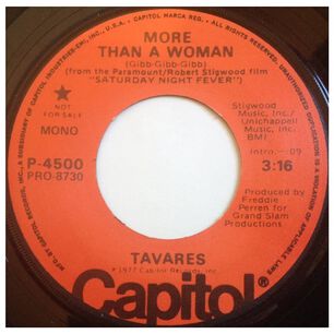 Tavares - More Than A Woman | 7" Single Vinilo Usado