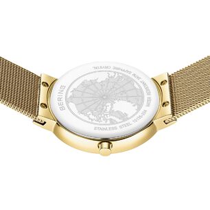 Reloj An&aacute;logo Mujer Bering Dorado 10135-334