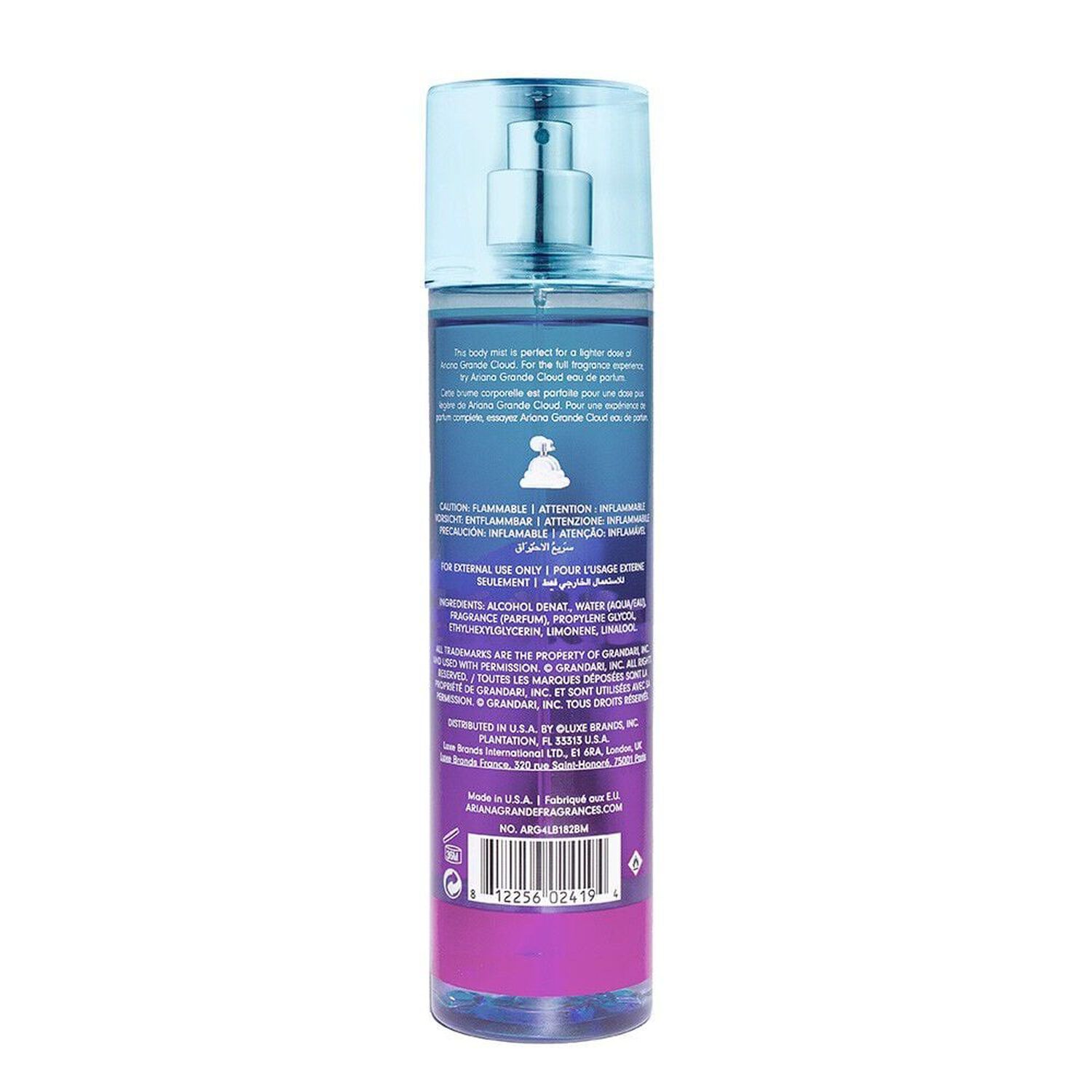 Ariana Grande "cloud" Body Mist Mujer 236 Ml image number 1.0