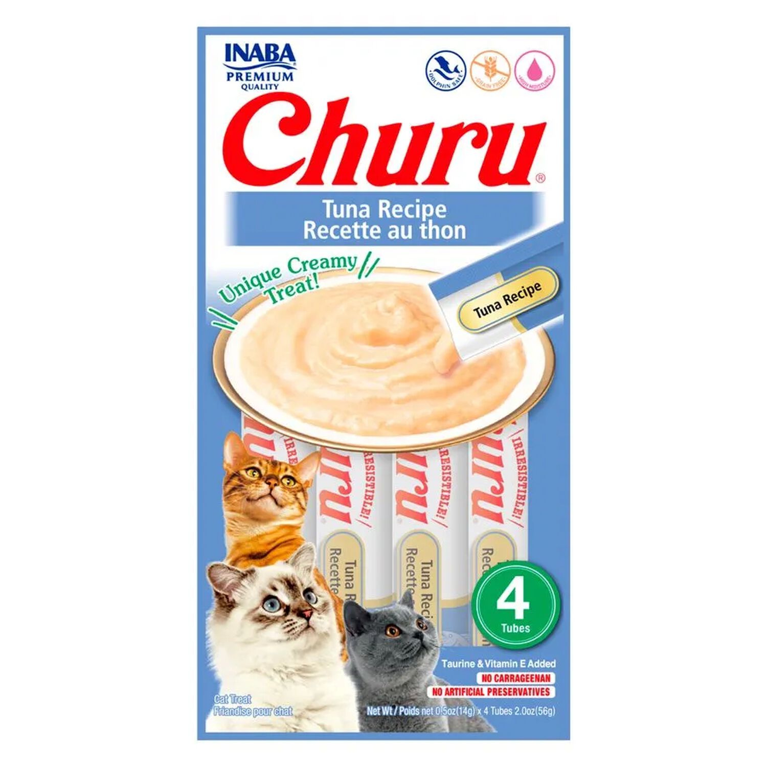 Churu Gato Sabor At&uacute;n 4 Unidades image number 0.0