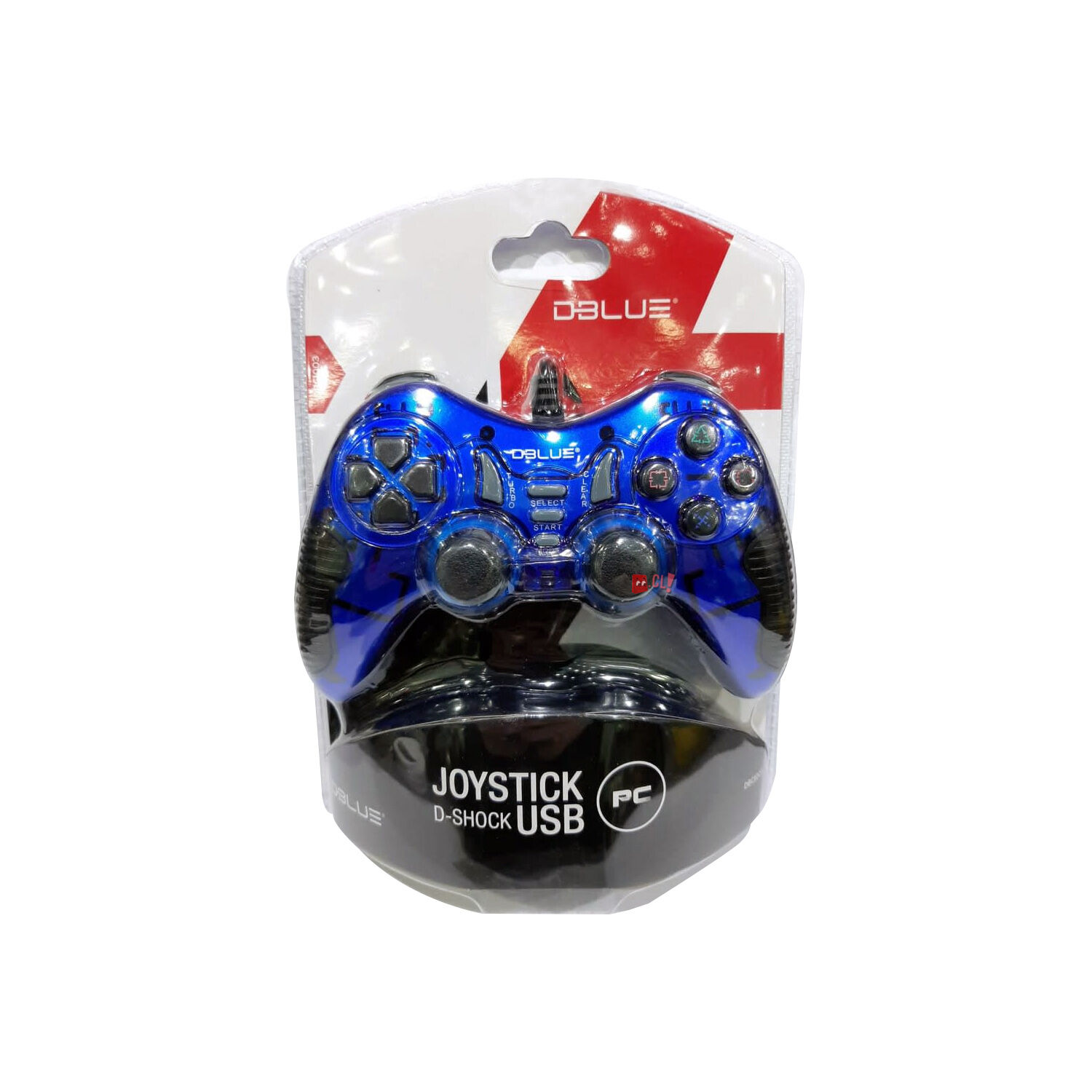Joystick D-shock Usb Para Pc Color Azul - Ps image number 2.0