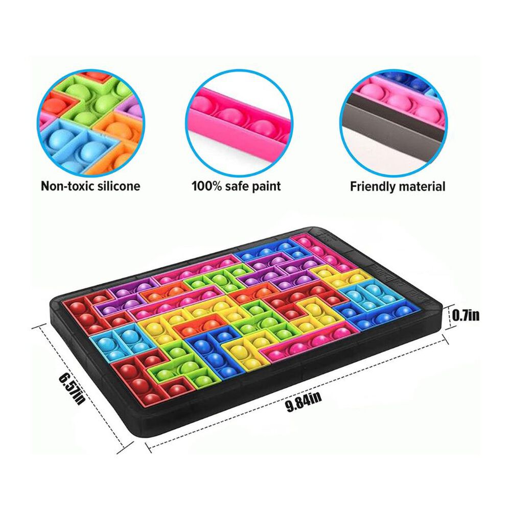 Juego De Antiestr&eacute;s Rompecabezas Para Ni&ntilde;os Bloques 27 Pcs image number 1.0