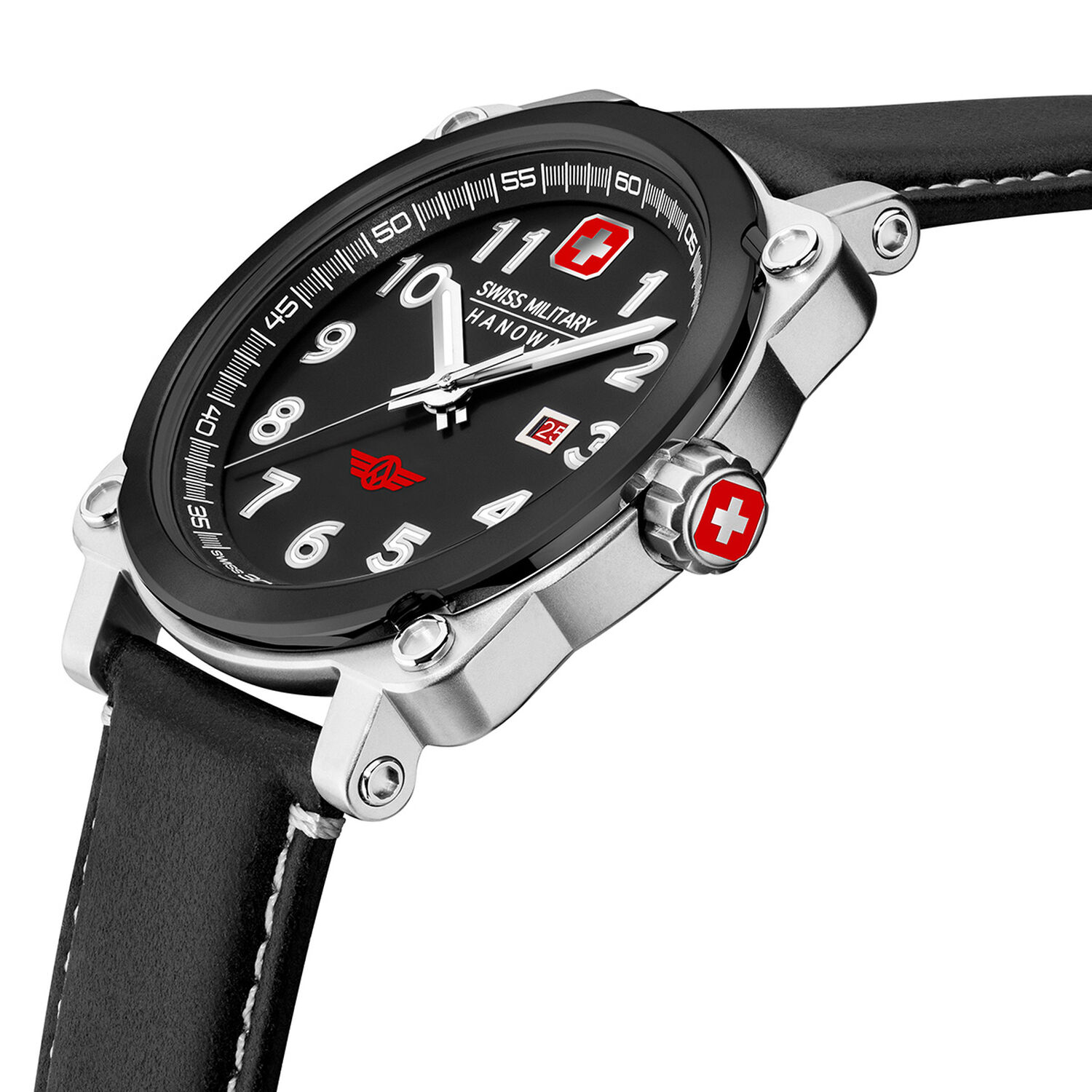 Reloj Swiss Military Hanowa Smwgb2101302 Negro image number 1.0