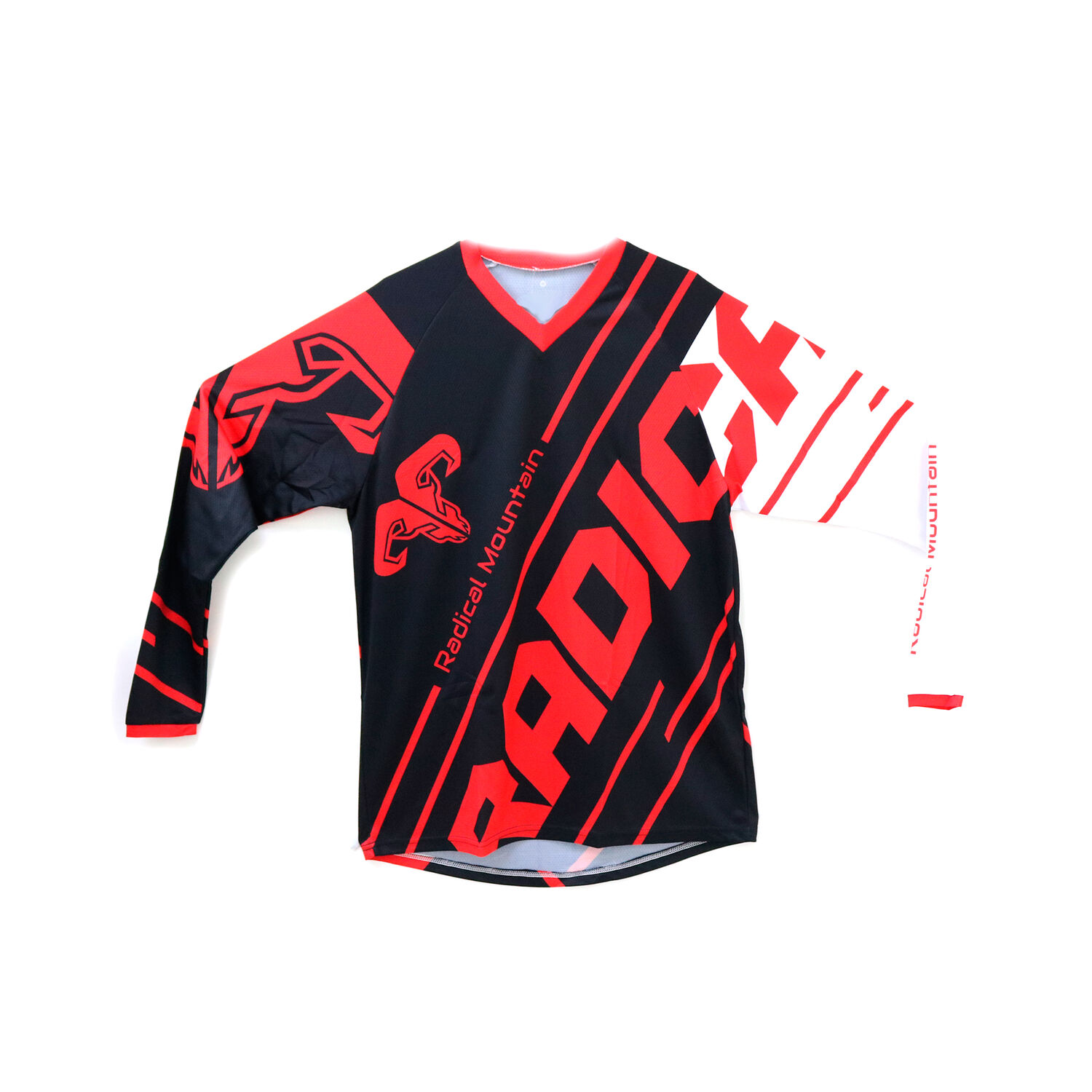 Jersey Mtb Negro Blanco M Radical Mountain image number 1.0