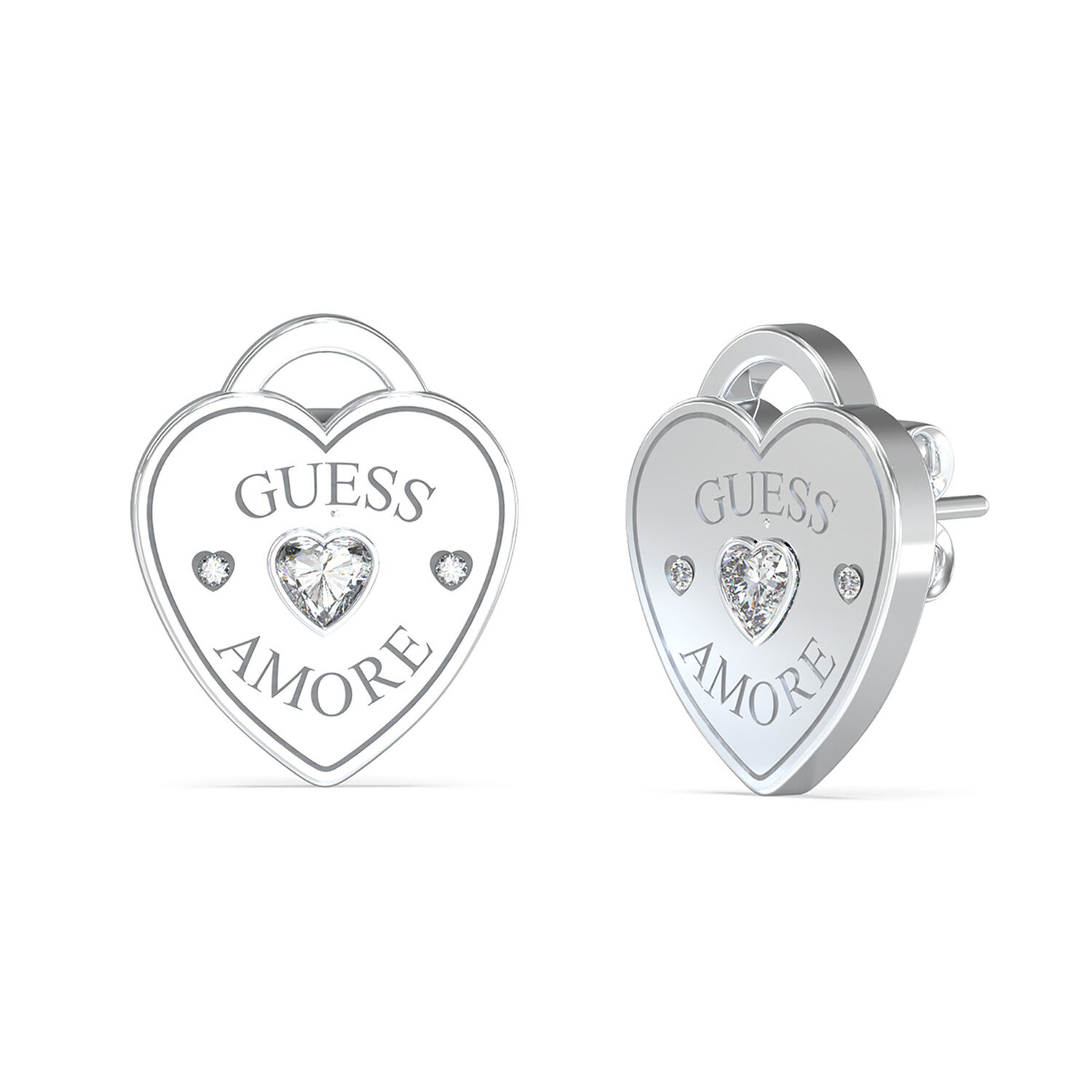 Aros Guess Jube05058jwrht-u Plateados image number 0.0