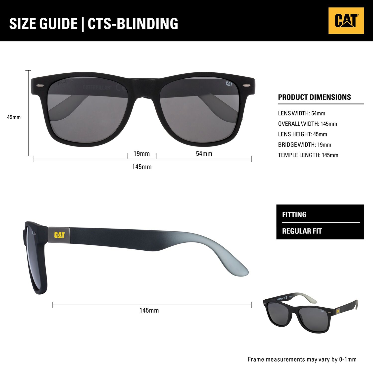 Lentes De Sol Polarizados Cat Cts-blinding-113p Gris image number 2.0