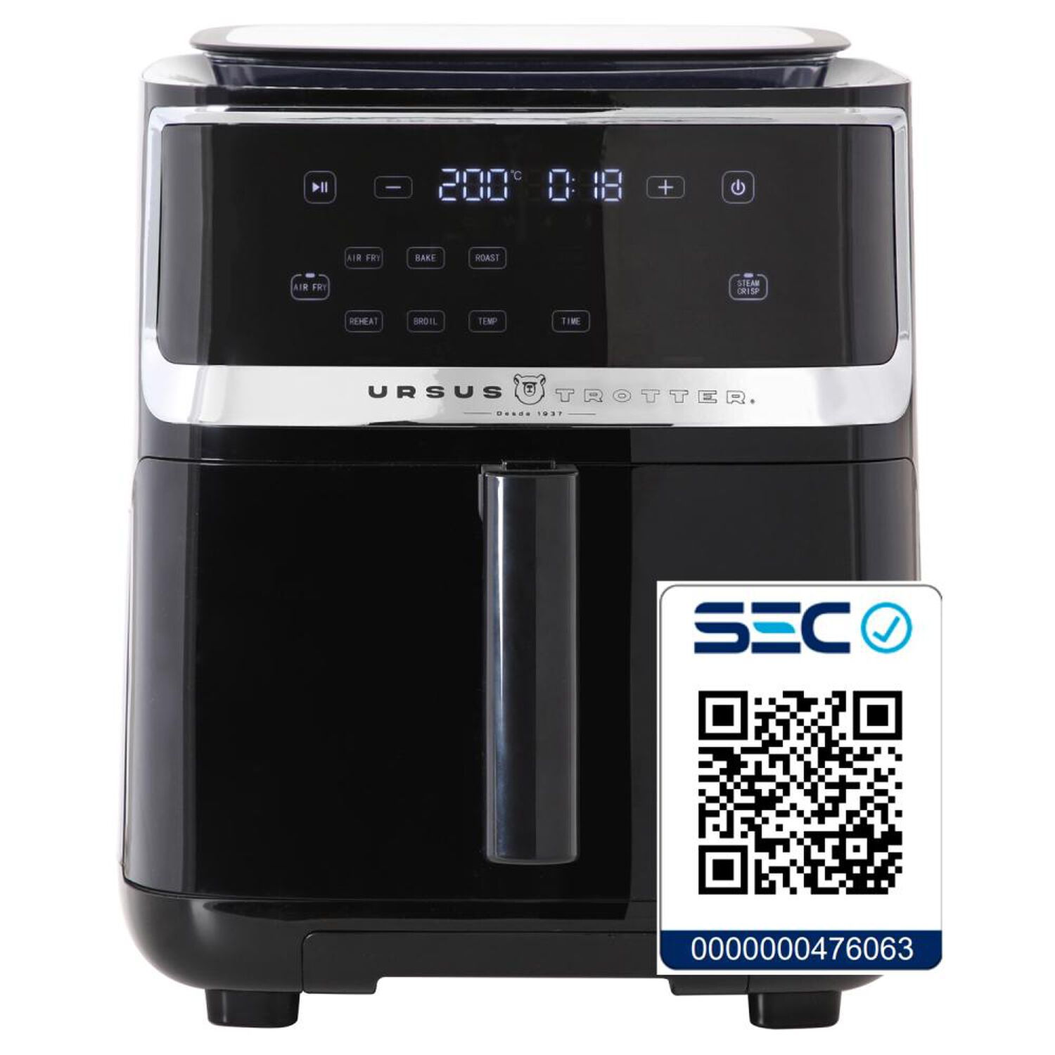 Freidora Ursus Trotter UT-STEAMFRYER / 7 Litros image number 8.0