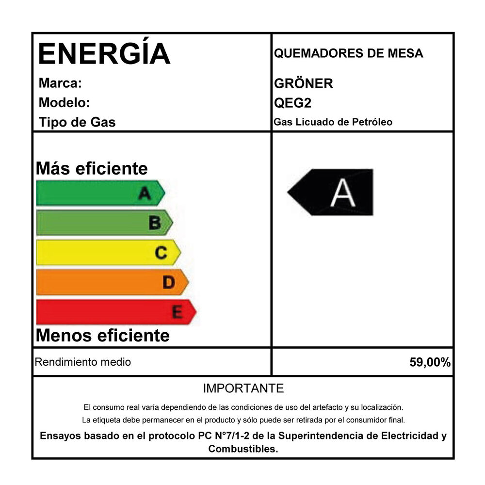 Encimera A Gas Groner Inox 2q image number 6.0