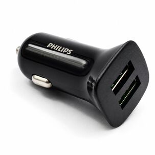 Cargador Auto Philips 12v 12w Dual Usb - Ps