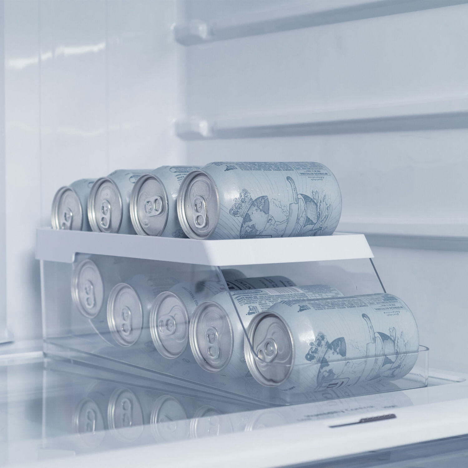 Organizador De Latas Blanco (9 Un) Ou image number 2.0