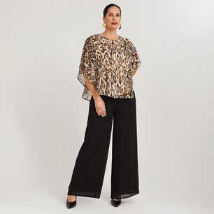 Blusa Tunica Manga Corta Cuello Redondo Mujer Lorenzo Di Pontti