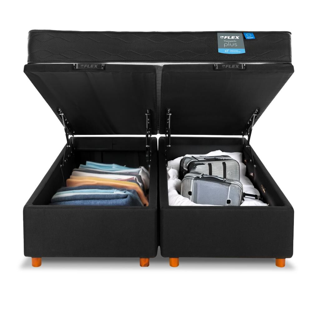 Cama Ba&uacute;l Flex Therapedic Plus / 2 Plazas / Base Dividida image number 1.0